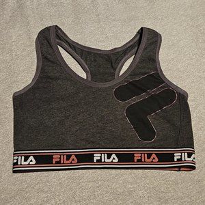 Fila Pink & Gray Sports Bra